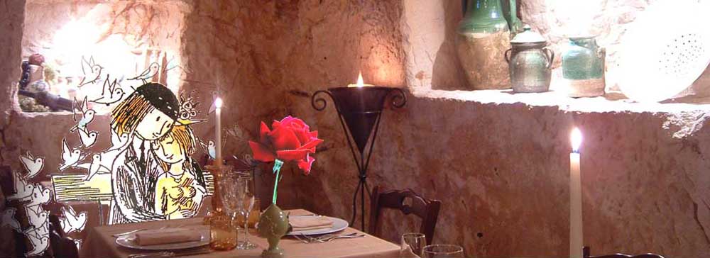 Menu di San Valentino dell'Osteria del Tempo Perso a Ostuni