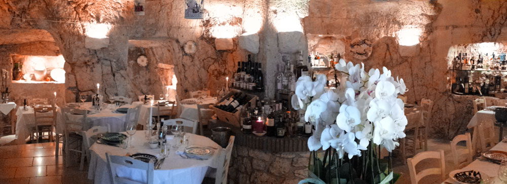 Le sale dell'Osteria del Tempo Perso, ristorante a Ostuni